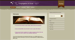 Desktop Screenshot of congregationofchrist.org